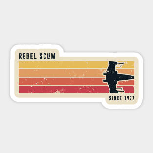 REBEL SCUM - SINCE 1977 Sticker